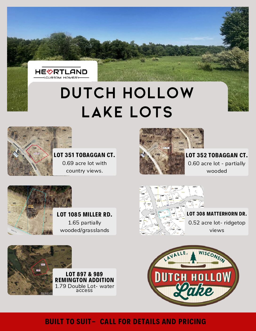 DUTCH HOLLOW LAKE –  LA VALLE